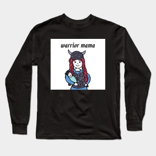 Warrior mama - Redhead Valkyrie mom Long Sleeve T-Shirt